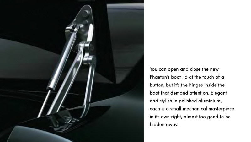 Volkswagen’s 2010 Phaeton brochure